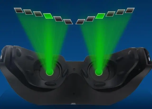 Зеленый массажер для глаз 3 d визуальный измеритель остроты окуляр профилактика