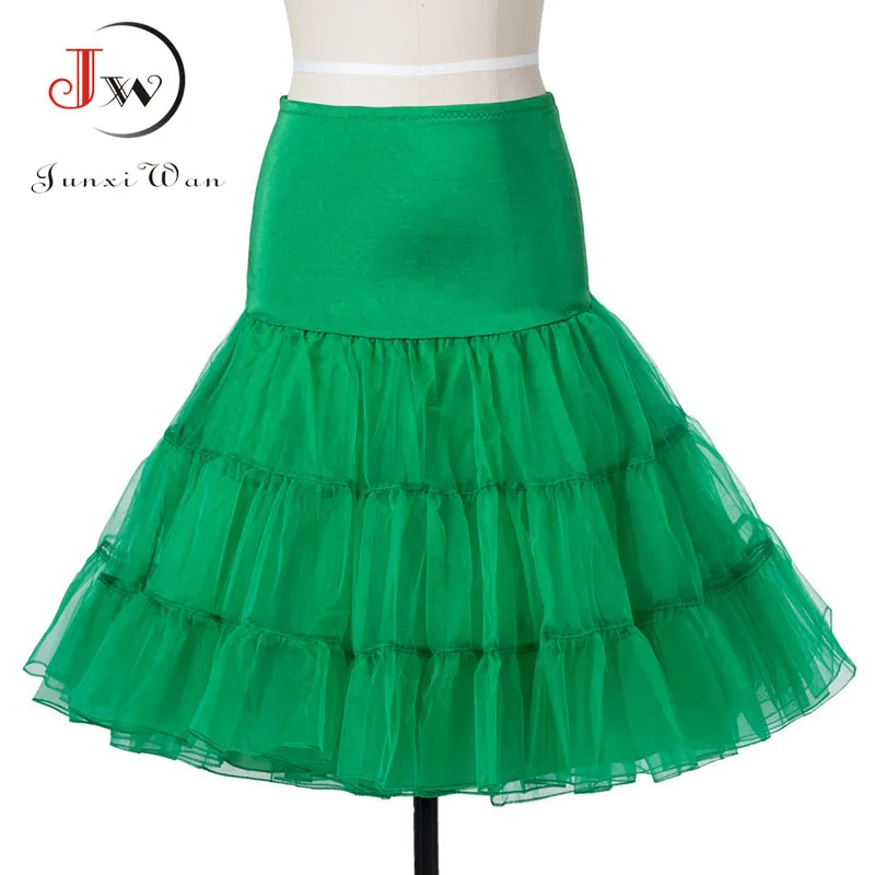 Skirts Vintage 50s 60s Women Ball Gown Tutu Skirt Swing Rockabilly Petticoat Underskirt Crinoline Fluffy Pettiskirt for Wedding