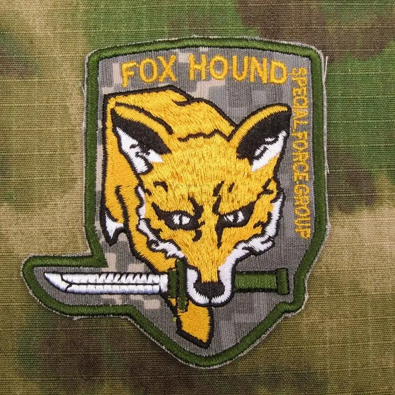 ACU MGS Лиса гончая специальная группа силы вышитые патч B2034|embroidered patch|fox houndpatches patches |