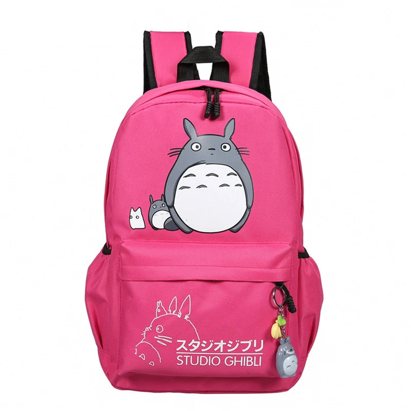 Totoro рюкзак для мужчин и женщин дорожный софтбэк Холщовый Рюкзак Mochila девочек