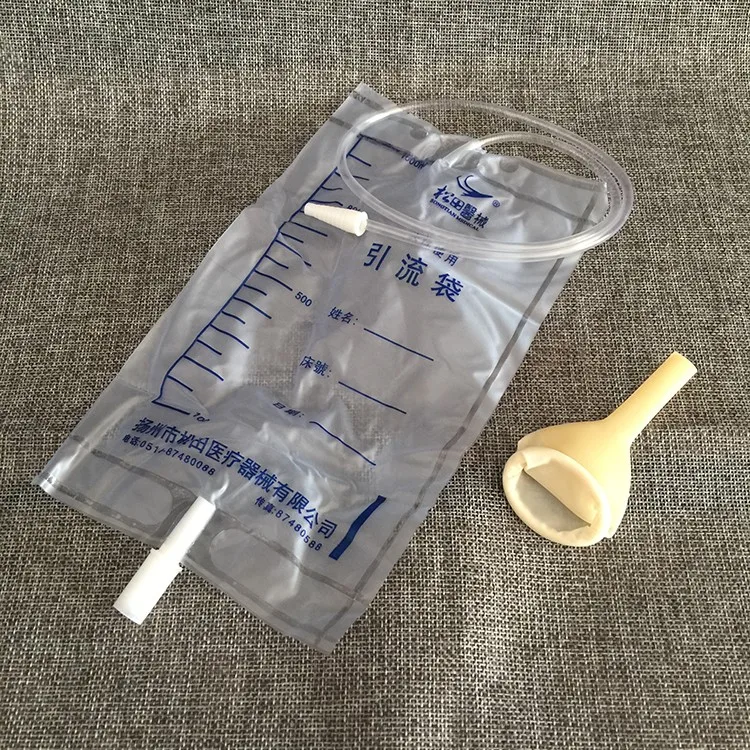 5 шт. одноразовые медицинские латексные мешки для мочи 1000 мл|medical disposable|urine bag