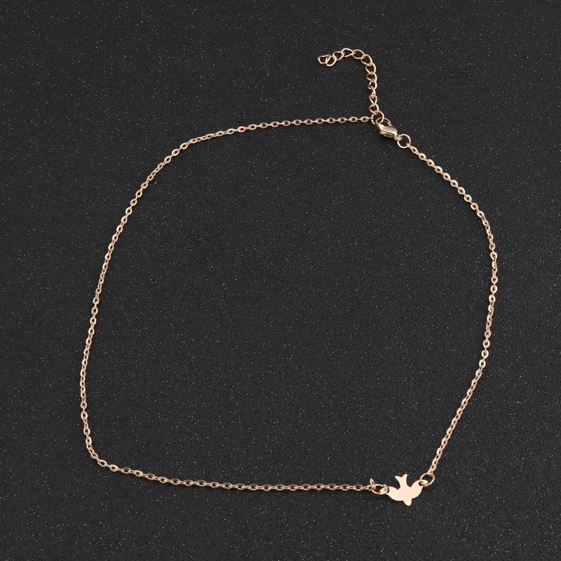 Tenande простой стиль золотой цвет искусственное животное мир подвески для женщин