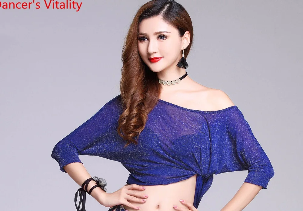 Женский танцевальный костюм для танца живота с коротким рукавом|belly dancing clothes|dance