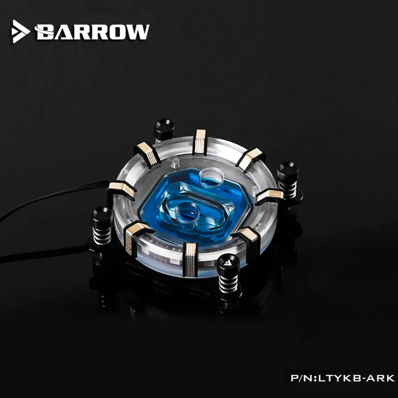 Курган LTYKB-ARK для Intel разъем LGA115x LRC RGB v2 Аврора Ограниченная серия cpu водоблок 0,4 мм микрорезка микро водный