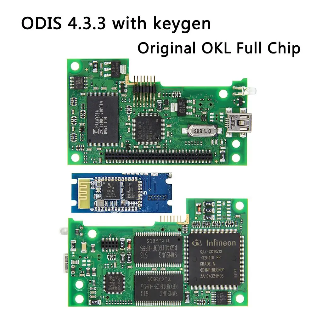 Автомобильный диагностический блок поддерживает UDS OKI чип ODIS V4.3.3 .13 .23 V3.0.3