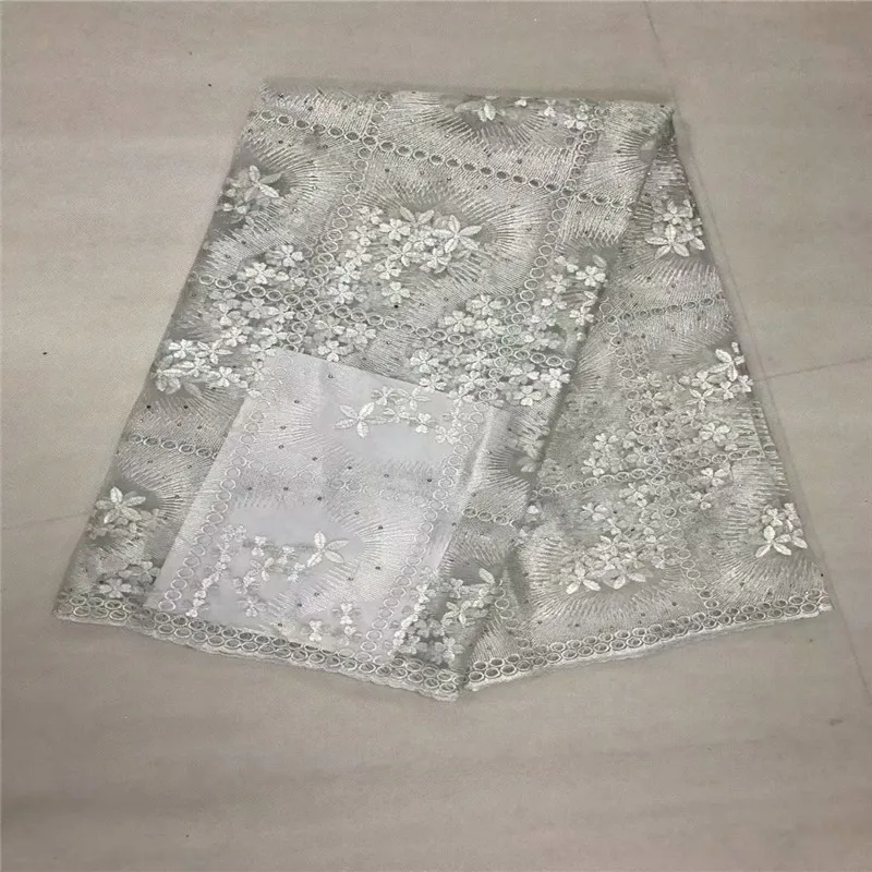 2019 Latest French Nigerian Laces Fabrics purple High Quality Tulle African Fabric Lace jf-2507 | Дом и сад