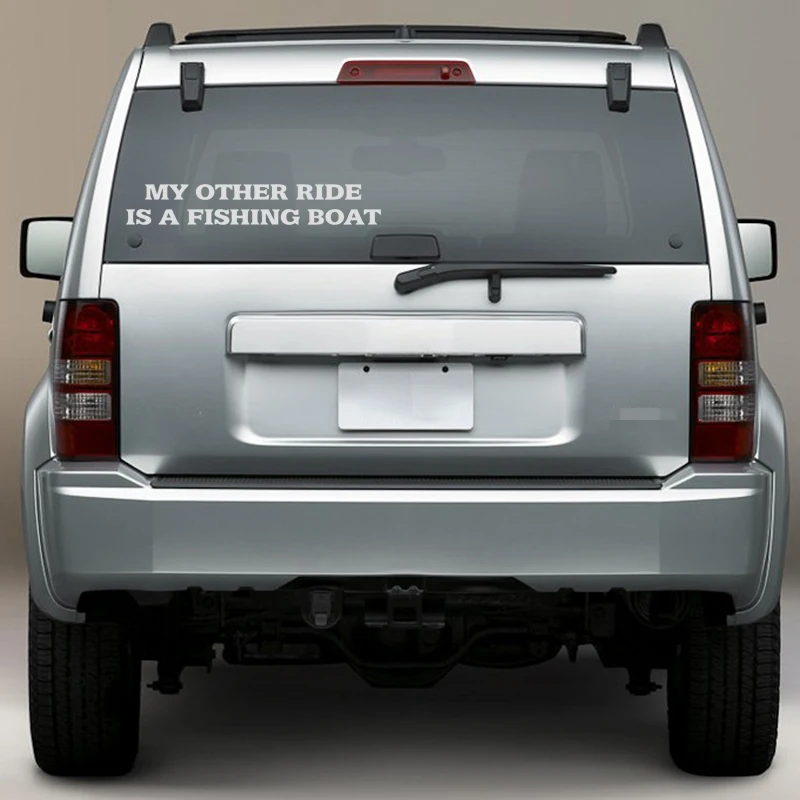 My Other Ride Is A Рыбалка лодка автомобиль наклейки смешные автомобильные окна бампер