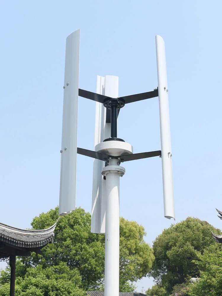 Home Use Vertical Wind Turbine Generator 400w 12v 24v 48v 3 Phase With MPPT Solar Hybrid Controller | Строительство и ремонт