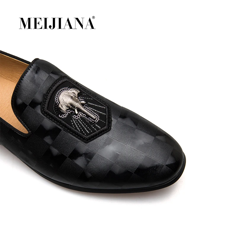 Новые брендовые весенне осенние мужские лоферы MEIJIANA из натуральной кожи модная