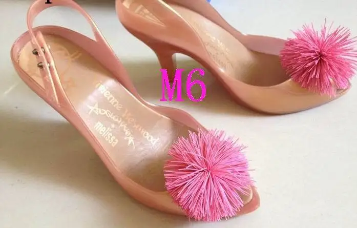 Melissa brushy Women's plastic jelly high-heel shoes M456 | Обувь