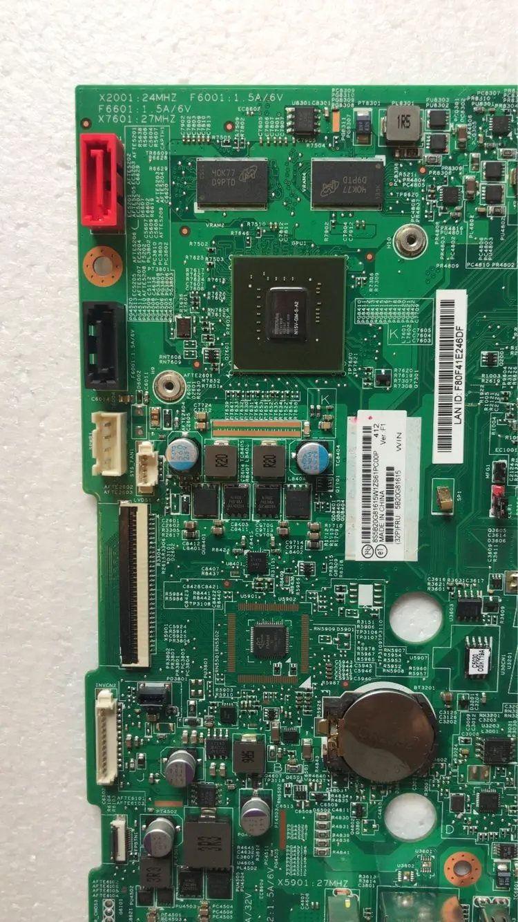 Abdo 348,01X03,0021 относится к lenovo C5030 C50-30 S5030 материнская плата все-в-одном Процессор i3 4005U GT820M DDR3 тестовая работа