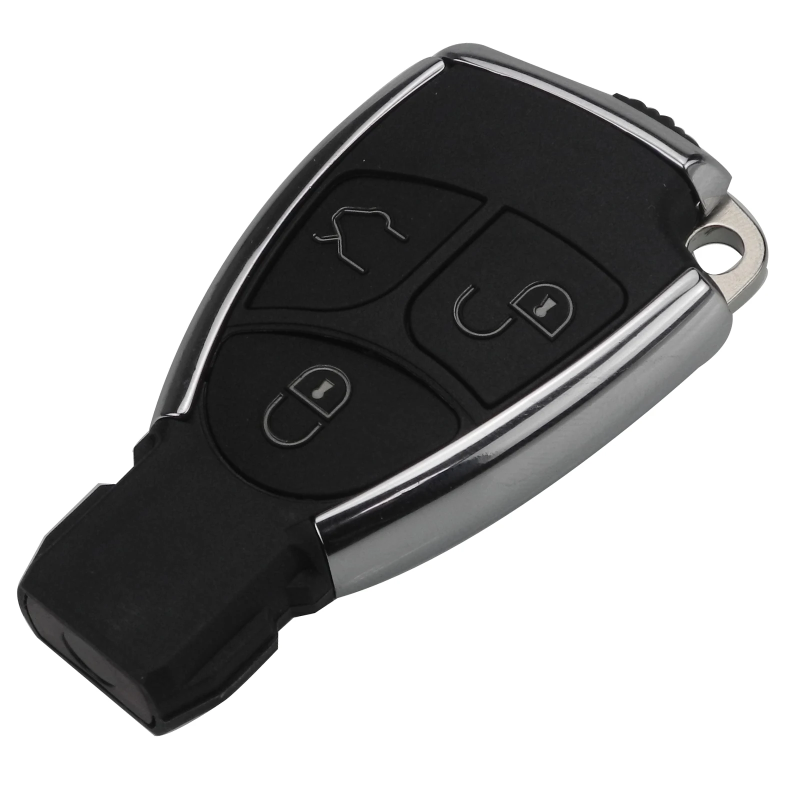 Bilchave 3 кнопки Smart Key Shell Чехол держатель батареи для Mercedes Benz B E ML S CL CLK SLK G GL хром