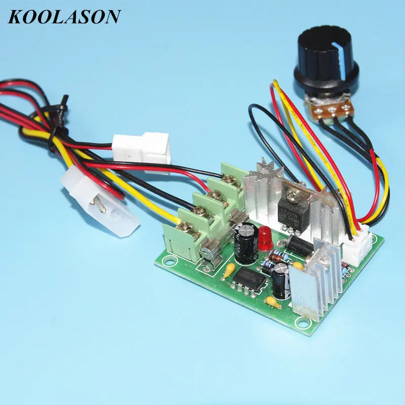 

DC6V 10V 12V 90V 15A Computer Mining Machine Water Pump Cooler Fans PWM Adjustable Speed Voltage Regulator Reduction Controller