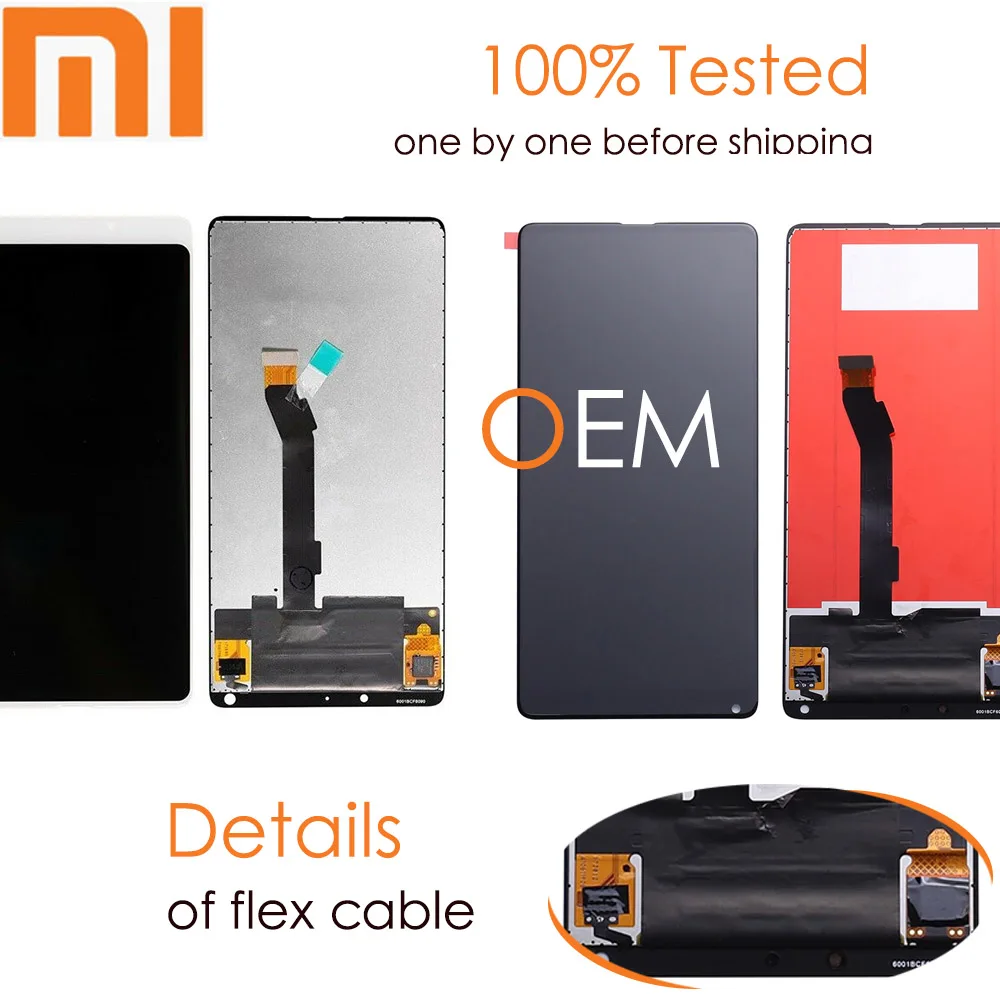 5 99 &quotдля Xiaomi Mix 2S Mix2S ЖК дисплей + кодирующий преобразователь сенсорного экрана в