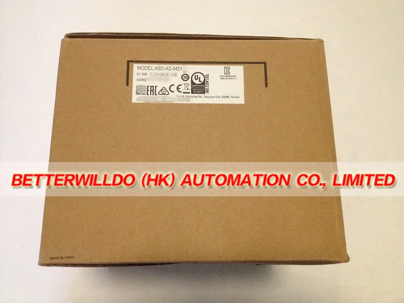 ASD-A2-0421-L + ECMA-C10604RH Новый в коробке AC Servo Наборы 0.4KW 400 Вт 3000 об./мин. 1.27Nm 60 мм рамка