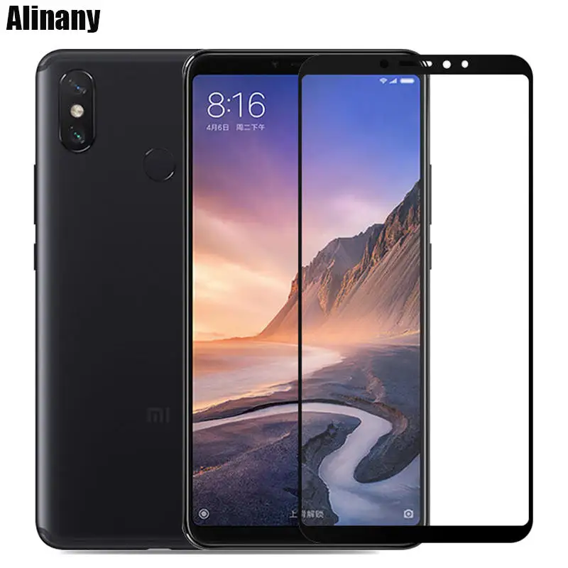 For Xiaomi Mi Max 3 Tempered Glass Screen Protector Max3 Global Version Protective Film | Мобильные телефоны и аксессуары