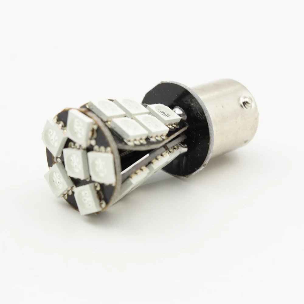 YSY 2 шт. Canbus Светодиодная Лампочка 1156 7506 1003 1141 BA15S 5050 21SMD задние сигнальные огни |