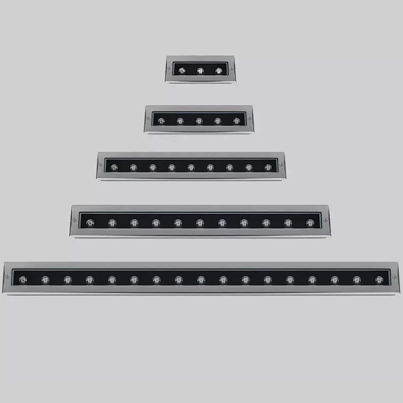 3 Вт 5 6 7 9 12 15 18 24 36 прямоугольные зарытые огни LED напольная Напольная Лампа