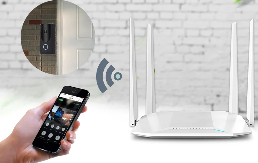 FCWO M2 умный WiFi видео дверной звонок камера визуальный домофон с колокольчиком ночного видения IP дверной звонок беспроводная домашняя камера безопасности