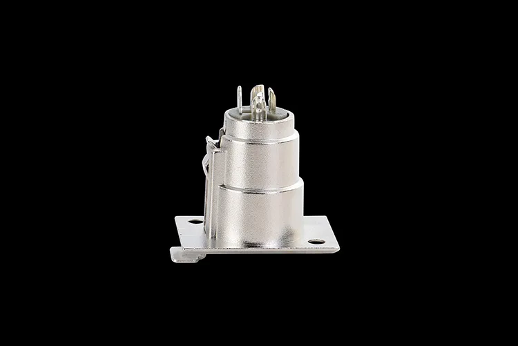 LEORY 1 шт. Металл 3 Pin XLR гнездо панель крепление Разъем конвертер XLR адаптер гнездо Push-type