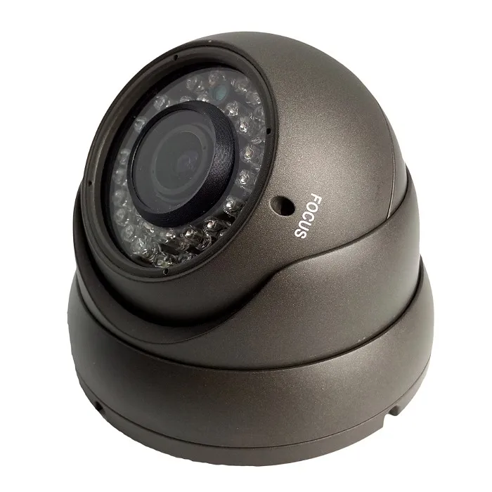 Инфракрасная купольная камера видеонаблюдения 1200TVL CMOS с ночным видением, с металлическим корпусом, вариофокальный объектив 2,8-12 мм от AliExpress RU&CIS NEW