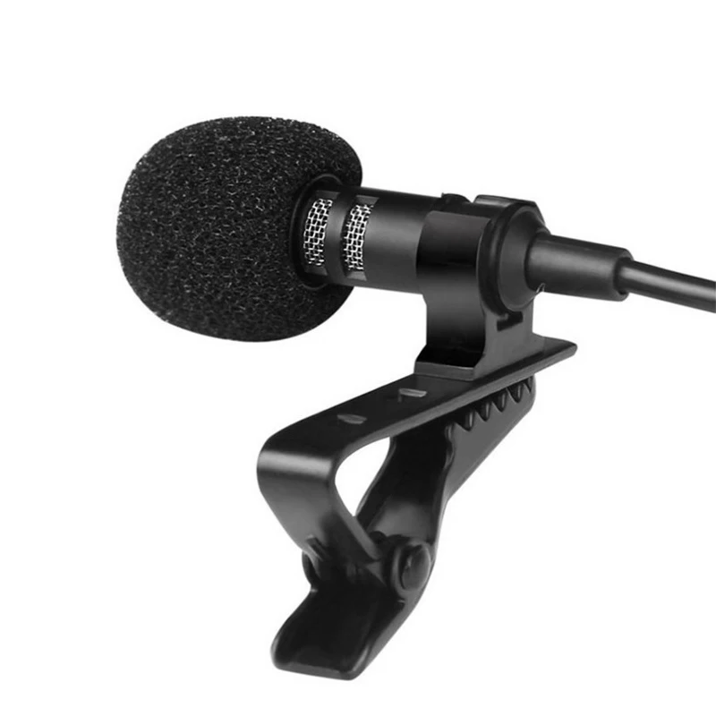 SENDEM B70 Mini Portable karaoke microphone for phone computer Clip-on Lapel Lavalier Microphone Condenser with Mic 3.5mm plug |