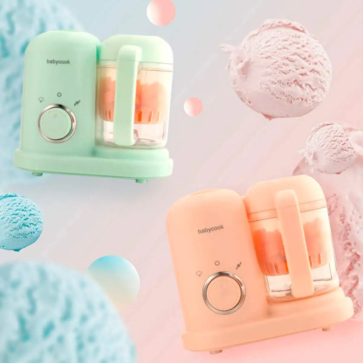Warmtoo для приготовления детского питания, пароварка, 220 В, 50 Гц, многофункциональная микшерная мельница, блендеры, процессор 190 мл, 2 цвета, небьющиеся
