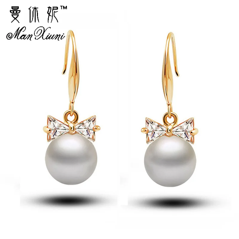 Pearl Earrings oorbellen Drop For Women brincos Bijoux Pendientes Aros Perla Brincos Plata Earing Fashion Jewelry | Украшения и