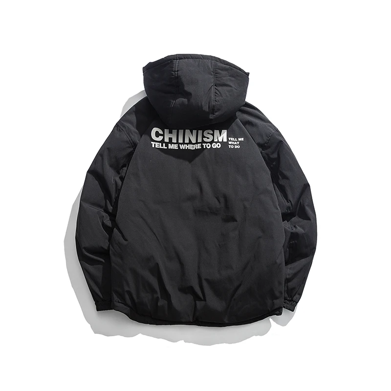 CHINISM 40 градусов с капюшоном 3M пуховик модная уличная мужская зимняя куртка зимние