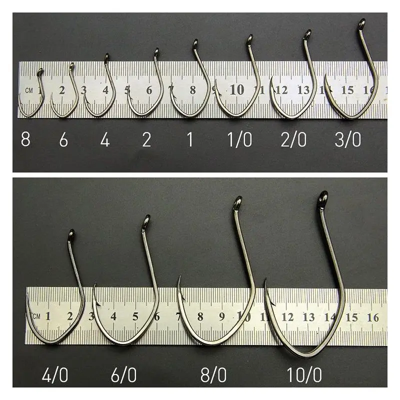 Fishinghooks Fishing Hooks with Rolling Swivel Sharp for Both Fresh water& Saltwater Fish Jig Rig Making Carp Fishing Hook