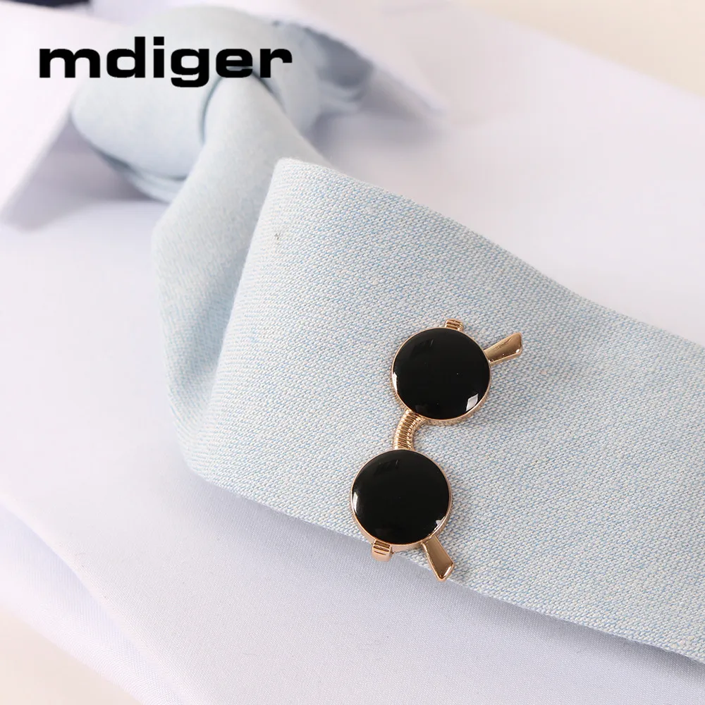 Модные мужские Зажимы для галстука очки мужских костюмов зажимы застежка