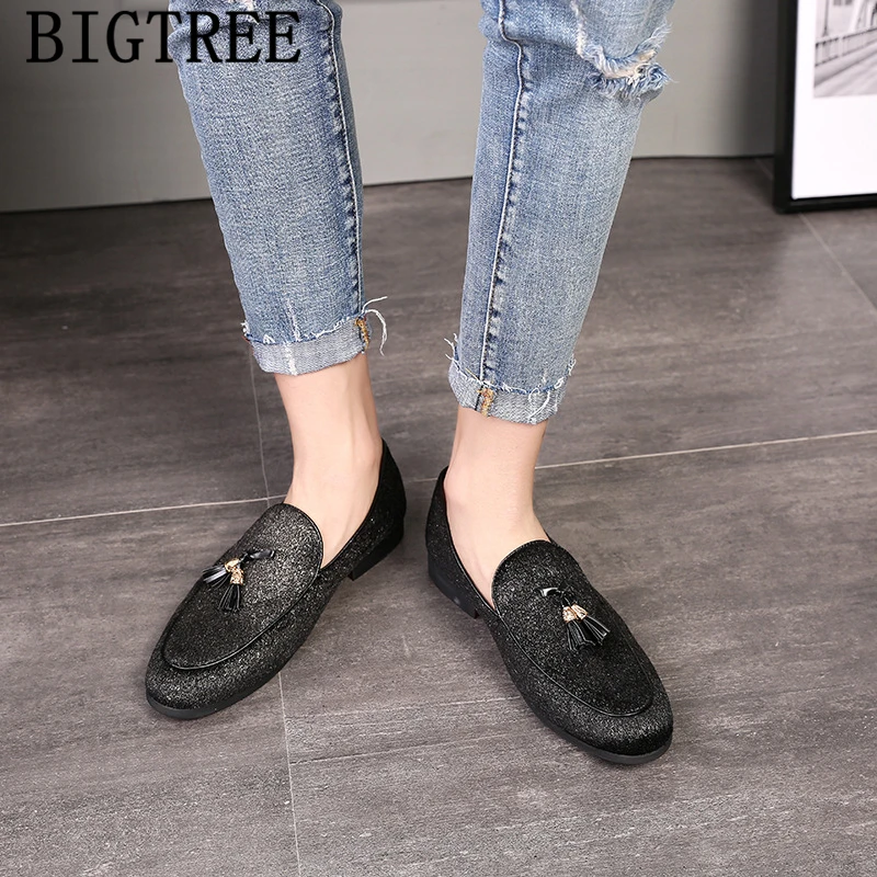 Официальная Мужская обувь Роскошные брендовые лоферы Элегантная Свадебная с