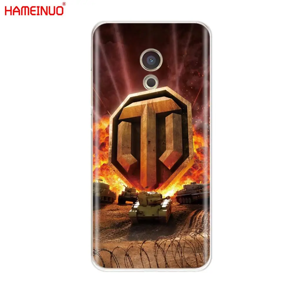 HAMEINUO world of tanks крышка чехол для телефона Meizu M6 M5 M5S M2 M3 M3S MX4 MX5 MX6 PRO 6 5 U10 U20 note