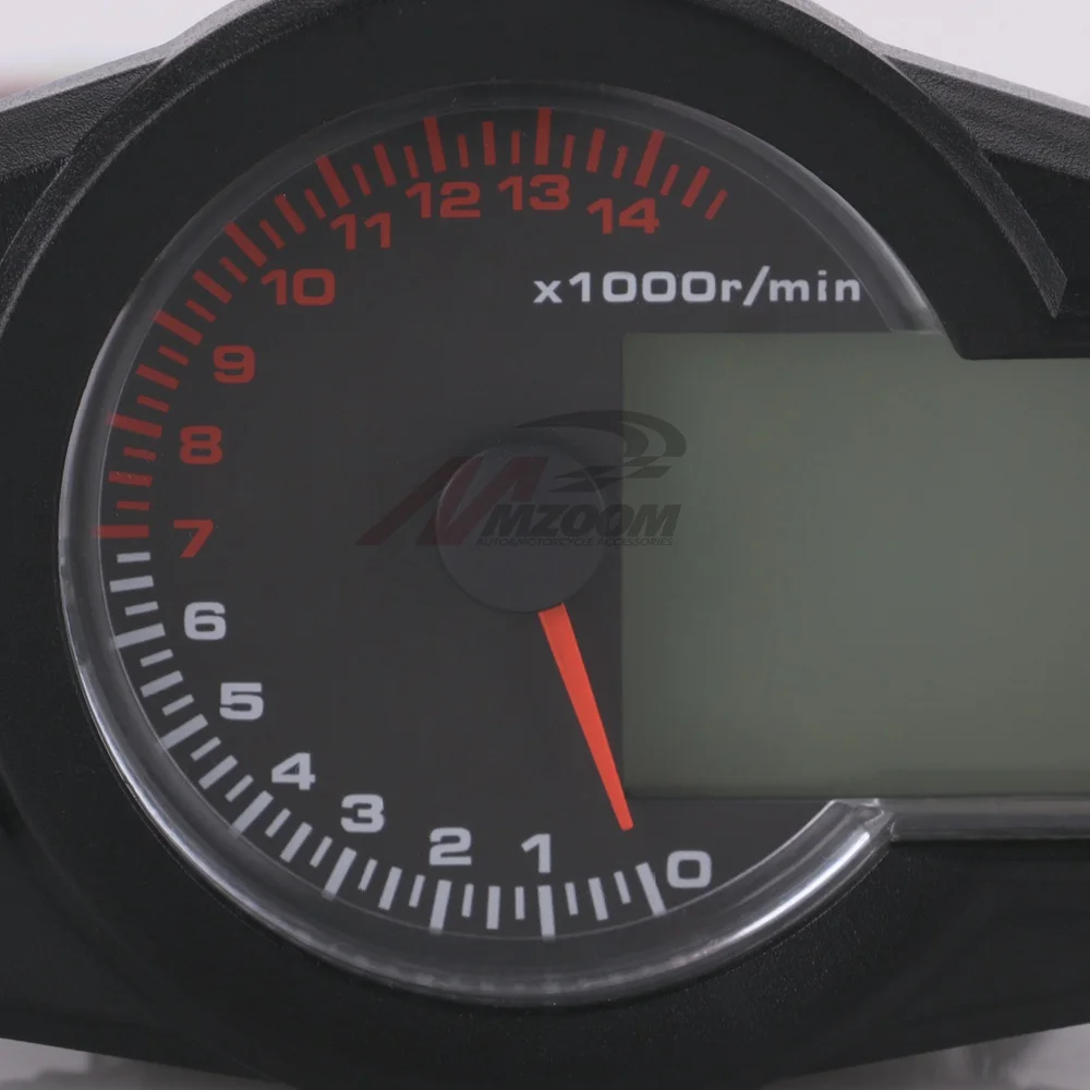 Free shipping Motorcycle LCD backlight Speedometer Motorcycle Digital Odometer Speedometer Tachometer Fit for 2&4 Cylinders