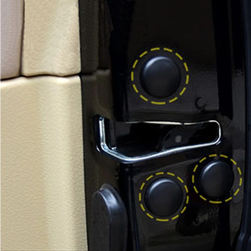 Автомобильный Стайлинг 12 шт. дверные винты чехлы наклейки для Renault Megane Captur Mitsubishi