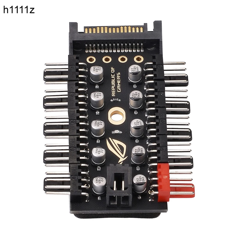Кулер PWM 1-10 Sata Molex 4-контактный разветвитель вентилятора 12 В контроллер скорости