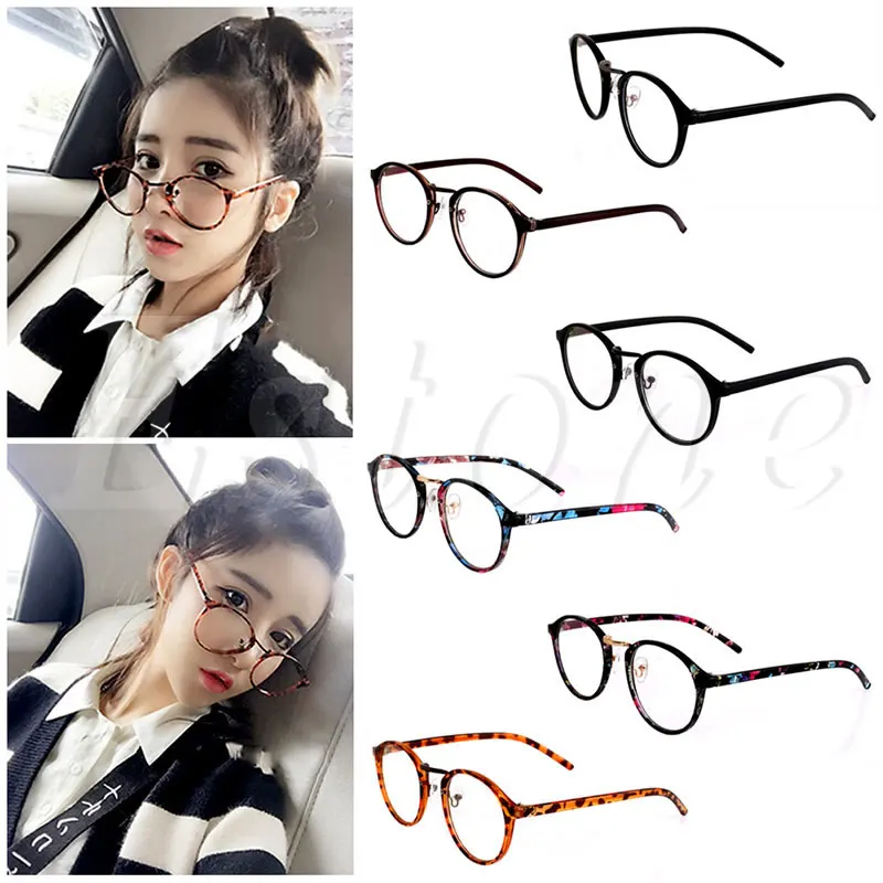 Винтажные очки унисекс с прозрачными линзами круглые в стиле ретро для мужчин и