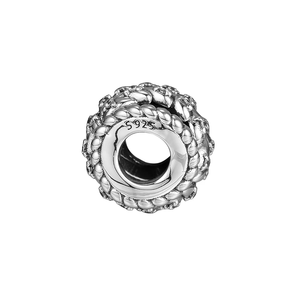 

Dazzling Grain Swirls Charm Fits charms silver 925 original Bracelets For Woman DIY Beads For Jewelry Making