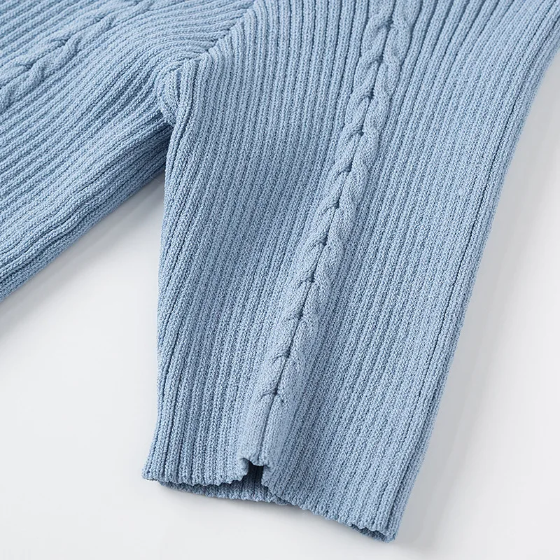 Минималистичный модный свитер для женщин новинка 2019 Джокера с рукавом до локтя