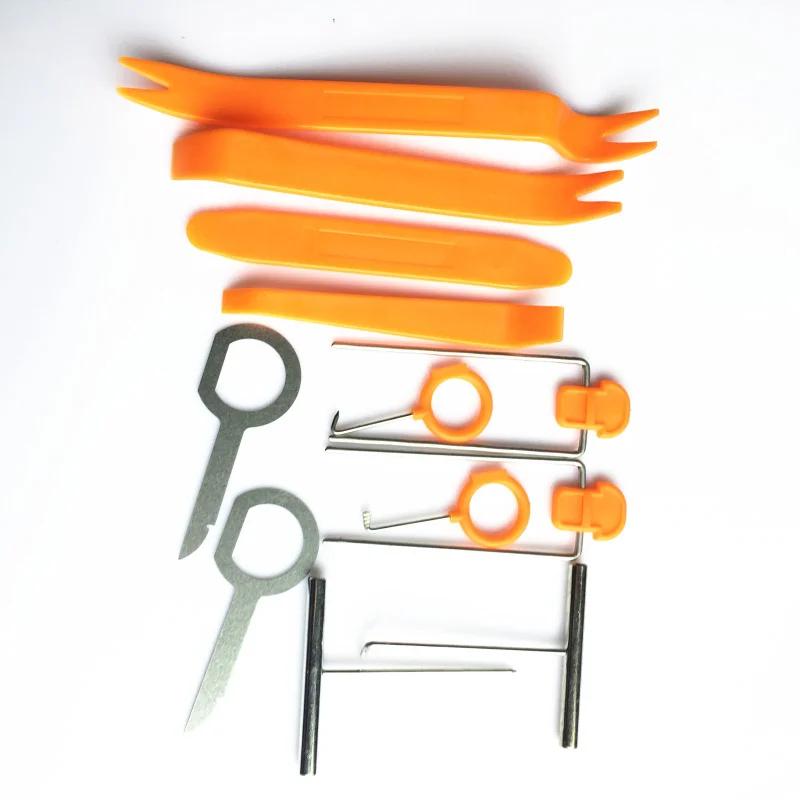 12pcs Car Radio Door Clip Panel Kit For Toyota Camry Highlander RAV4 Crown Reiz Corolla Vios Yaris L |