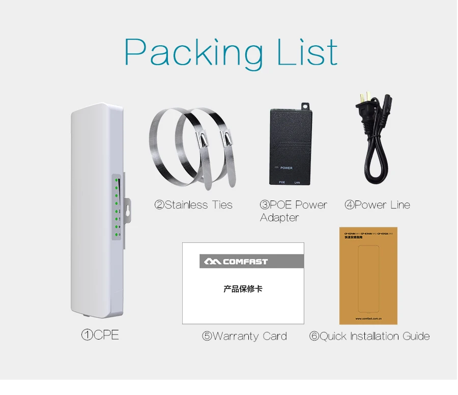 2pcs 300Mbps 5.8G Long Range Outdoor CPE Wifi Bridge 802.11n Point to Point Signal Booster extender Wireless AP CF-E312AV2