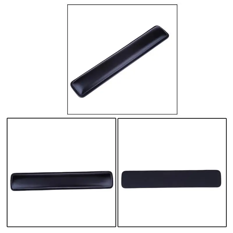 

Leather Keyboard Wrist Rest Pad Comfortable Non-slip Wrist Support Cushion for Computer Laptop Keyboard Hands Wrist Rest