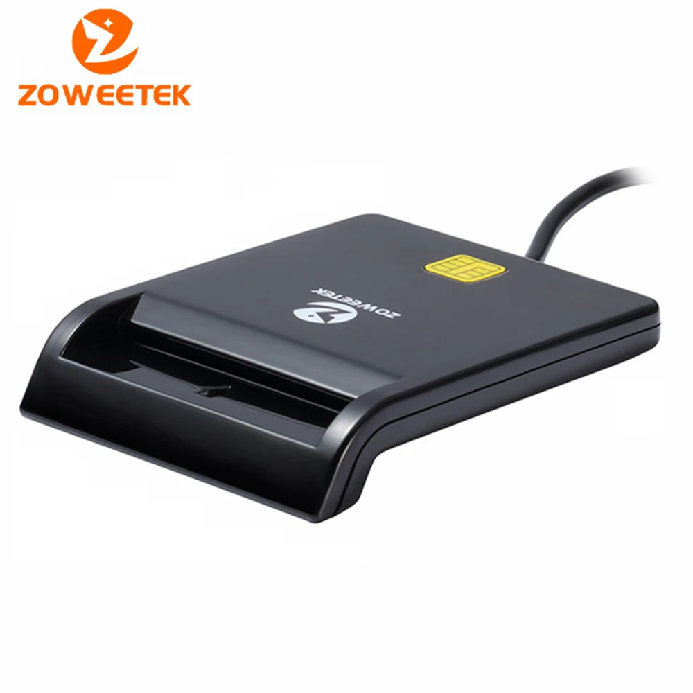 Устройство для чтения смарт-карт Zoweetek 12026-1 USB, записывающее ПК/SC USB-CCID EMV ISO 7816 SCR-N99