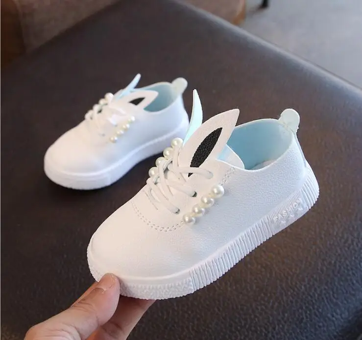 Кроссовки из ПУ кожи для мальчиков и девочек повседневная обувь начинающих