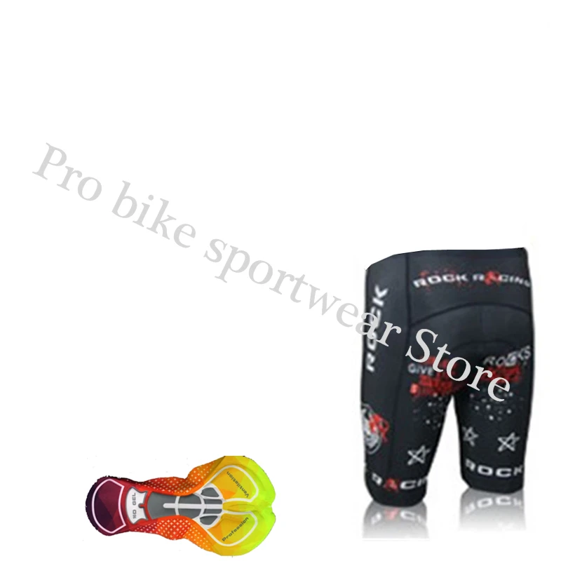 Shorts 14 ROCK Racing, летняя мужская футболка для велоспорта, комплект с коротким рукавом, дышащие шорты, одежда для велоспорта, Hombre Ropa Ciclismo Maillot - Цвет: Shorts 14