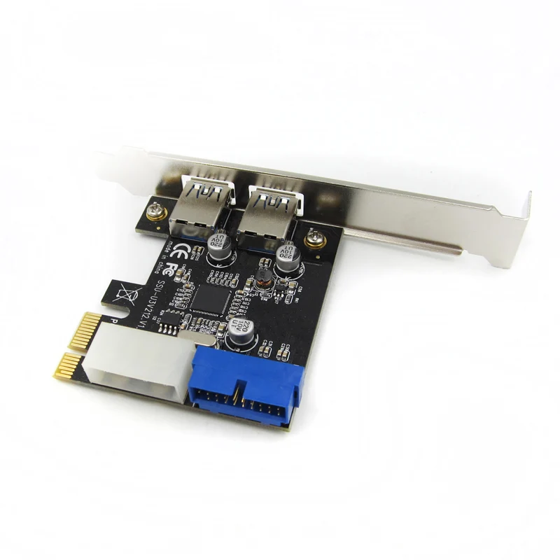 Супер Скорость USB 3 0 PCI-E 2 Порты и разъёмы PCI Express карты расширения 19-Pin Мощность