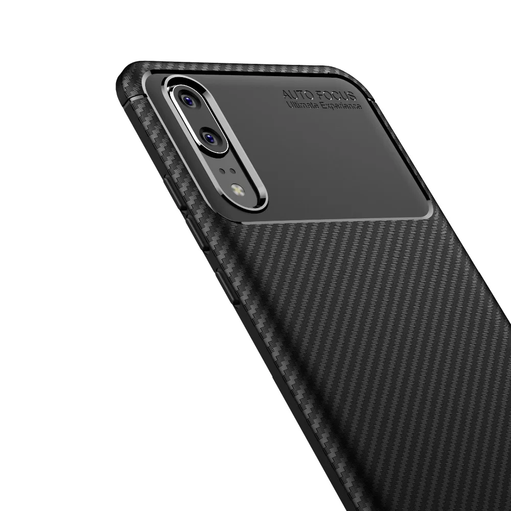 Для Huawei P20 Plus dillon guan роскошный мягкий силиконовый чехол из углеродного волокна TPU