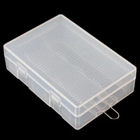 portable hard plastic battery case holder storage box for 4 x 26650 battery container organizer
