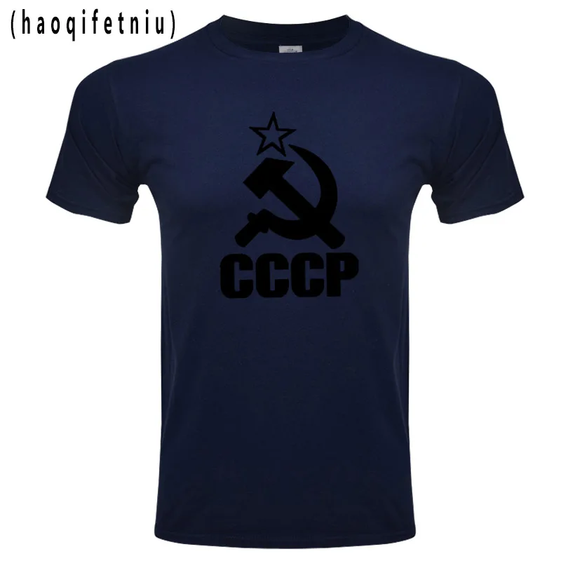 Former Soviet union T-shirt male former defender short sleeve comfortable shirt | Мужская одежда