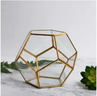 18x18x15cm Необычные стеклянные геометрические суккулентные плантаторы ваза Террариум контейнер DIY коробка ювелирных изделий Кольцо несущей подушки для свадебного украшения - Цвет: 18x18x15cm